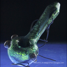 Colorworks Glass Spoon Pipes pour la vente en gros avec de nombreuses couleurs (ES-HP-059)